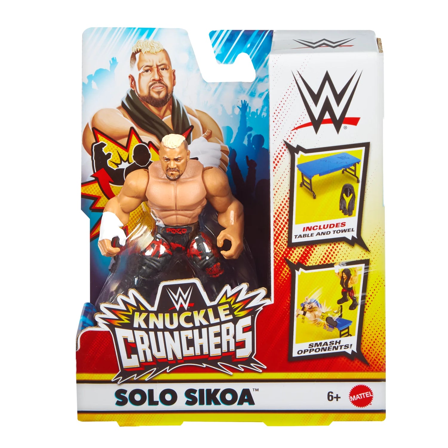 WWE Mattel Knuckle Crunchers Series 8 Solo Sikoa Action & Toy Figures PWcatalog