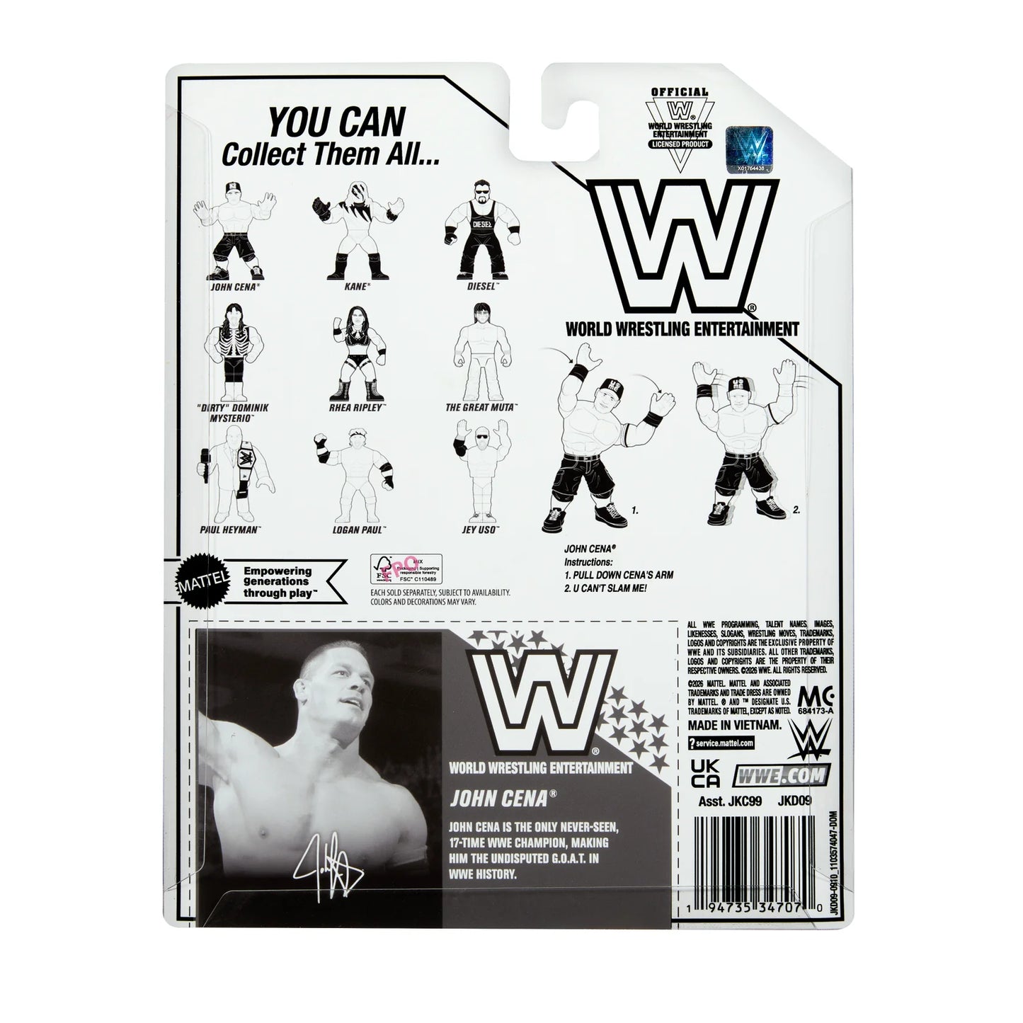 WWE Mattel Retro John Cena Ringside Exclusive Series 1 - image 6
