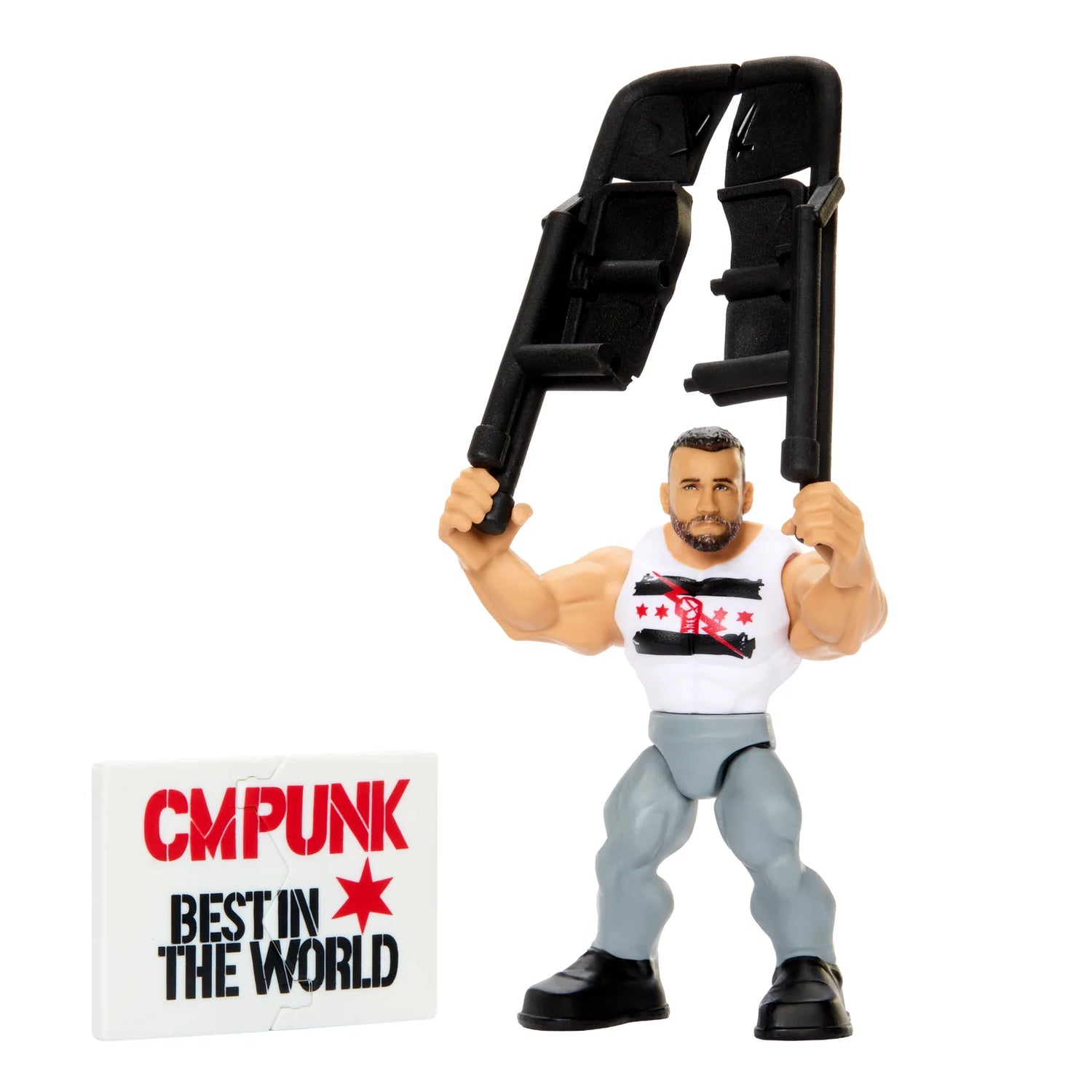 WWE Mattel Knuckle Crunchers Series 10 CM Punk Action & Toy Figures PWcatalog