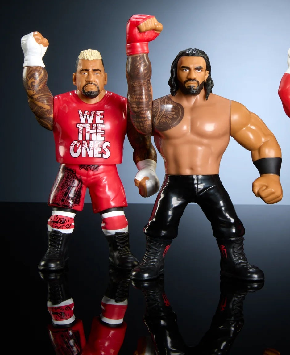WWE Mattel Retro The Bloodline Roman Reigns & Solo Sikoa Ringside Exclusive
