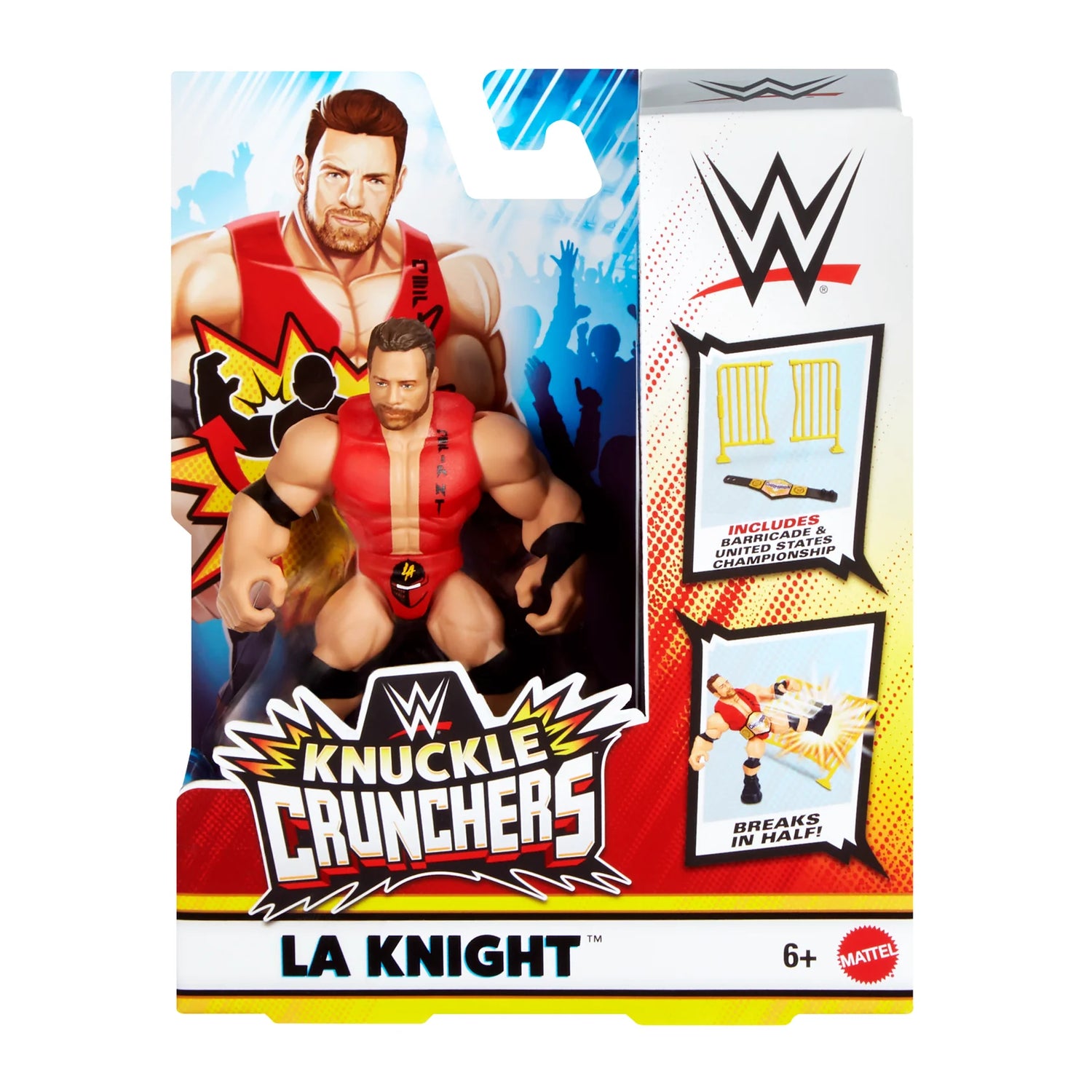 WWE Mattel Knuckle Crunchers Series 7 LA Knight Action & Toy Figures PWcatalog
