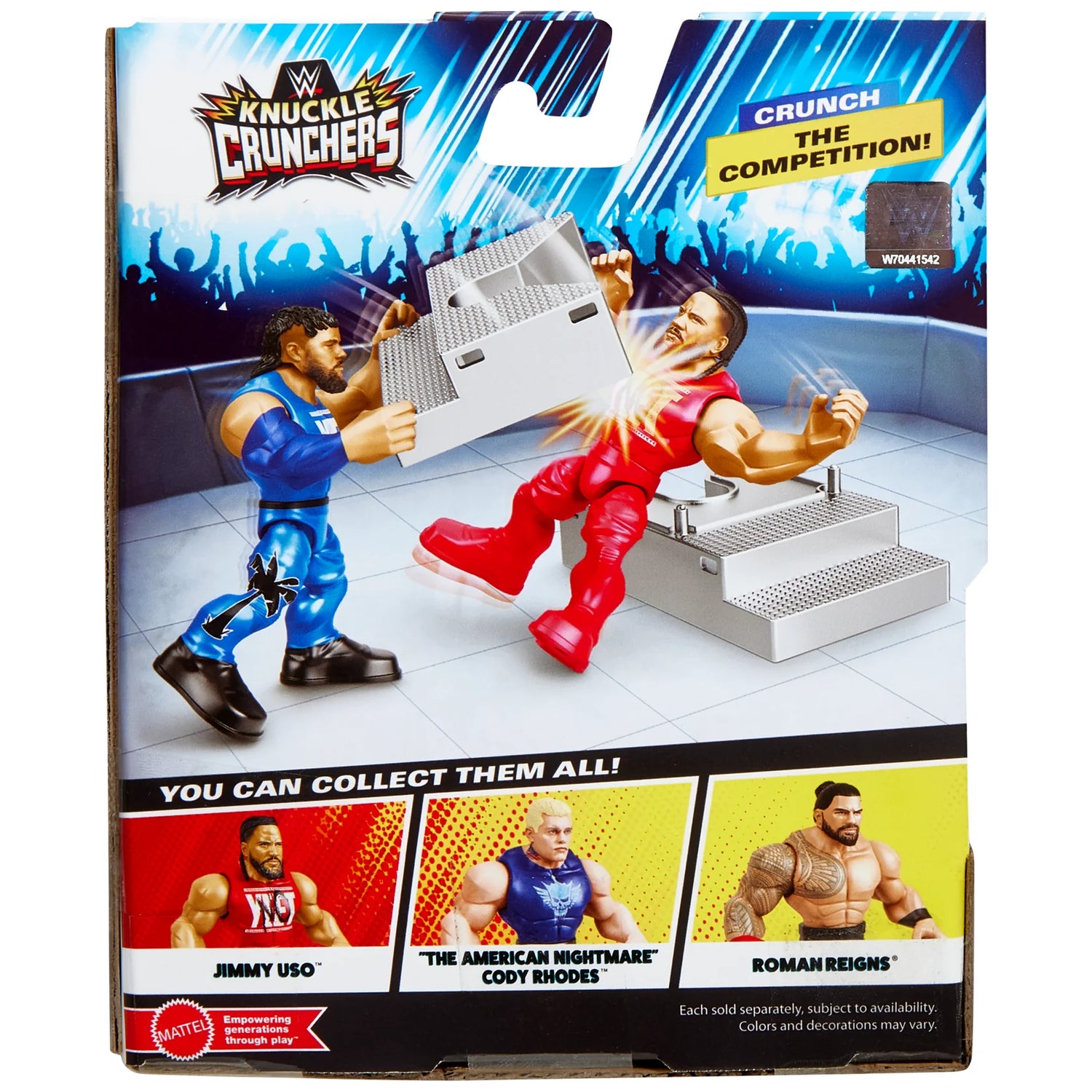 WWE Mattel Knuckle Crunchers Series 5 Jey Uso Action & Toy Figures PWcatalog