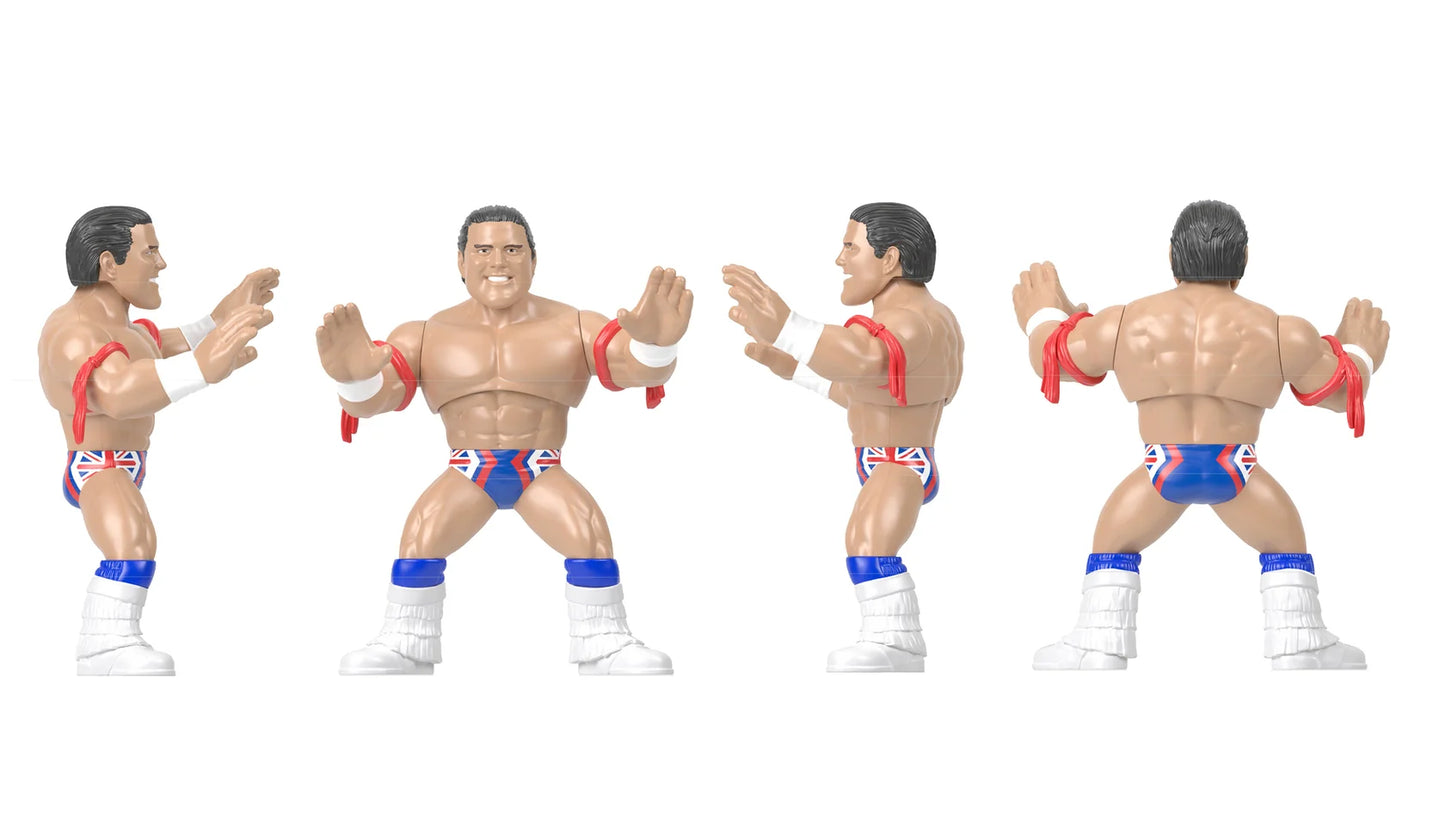 WWE Mattel Retro Wave 6 British Bulldog Action & Toy Figures PWcatalog