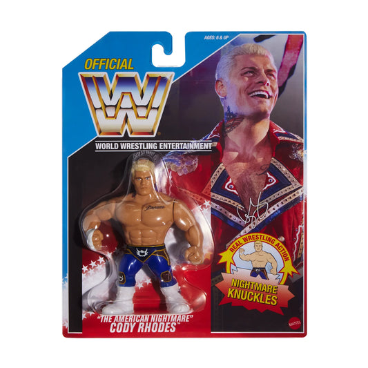 WWE Mattel Retro "The American Nightmare" Cody Rhodes Ringside Exclusive Series 1 Action & Toy Figures PWcatalog