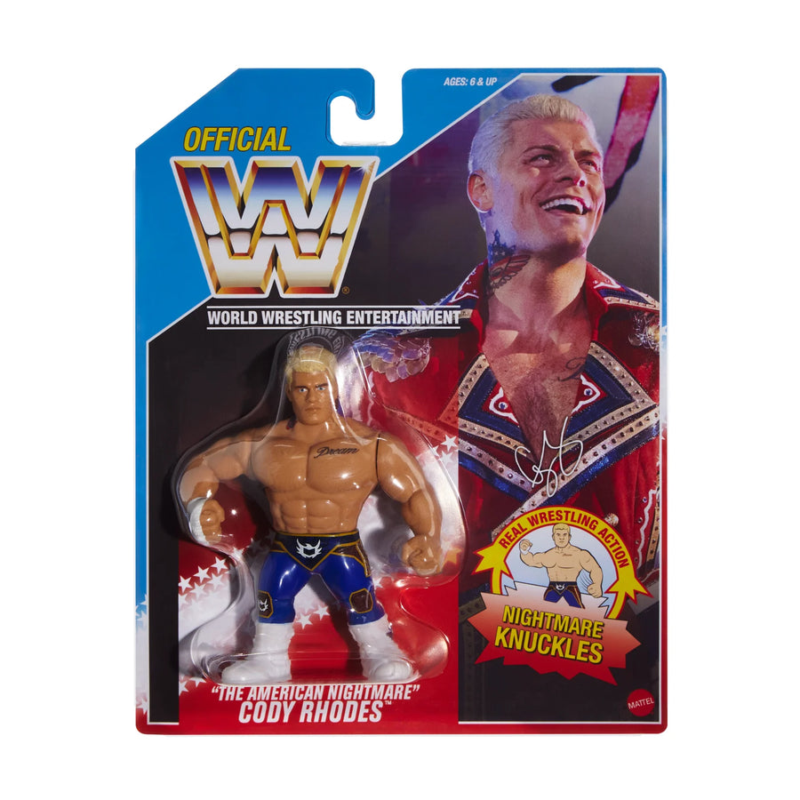 WWE Mattel Retro "The American Nightmare" Cody Rhodes Ringside Exclusive Series 1 Action & Toy Figures PWcatalog