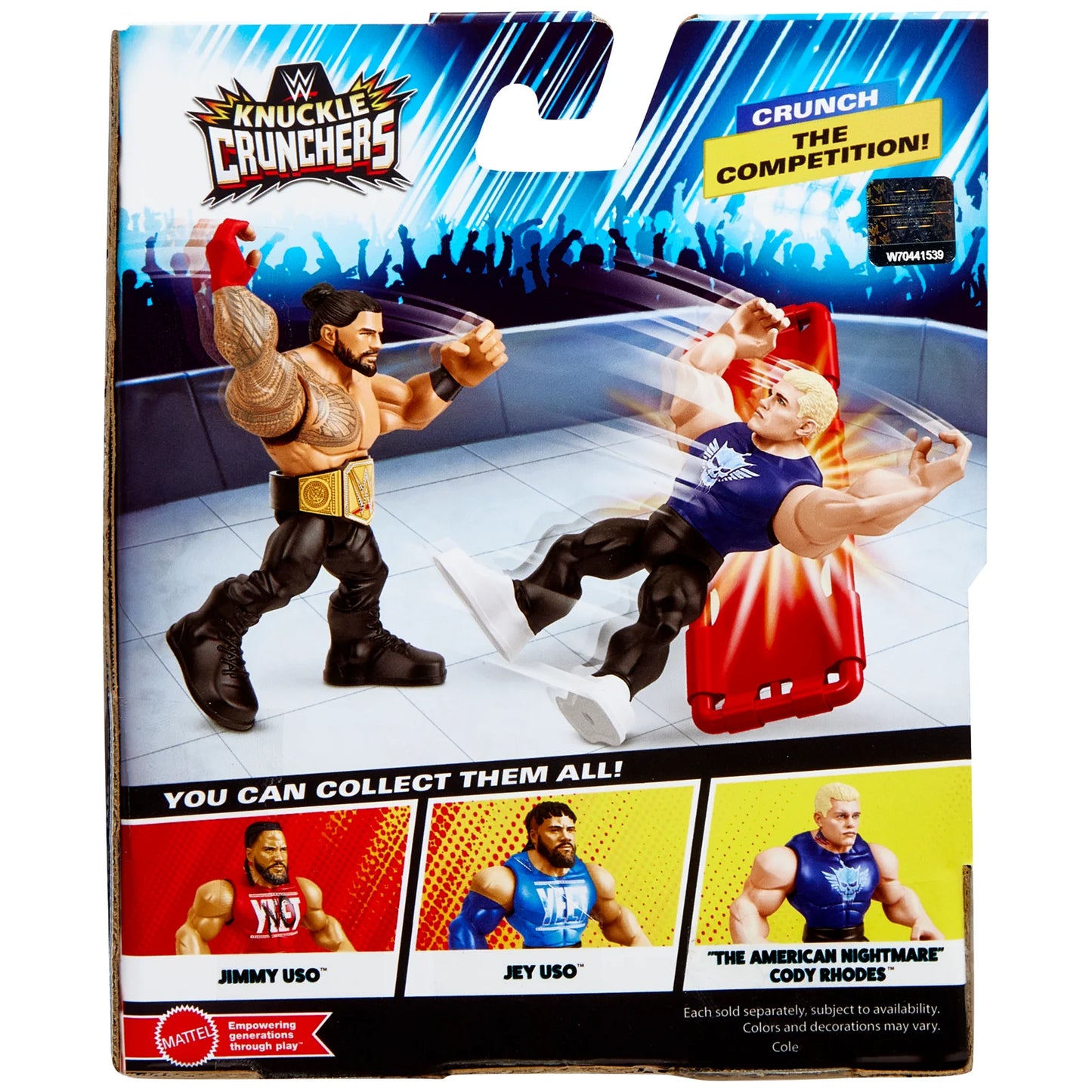 WWE Mattel Knuckle Crunchers Series 5 Roman Reigns Action & Toy Figures PWcatalog