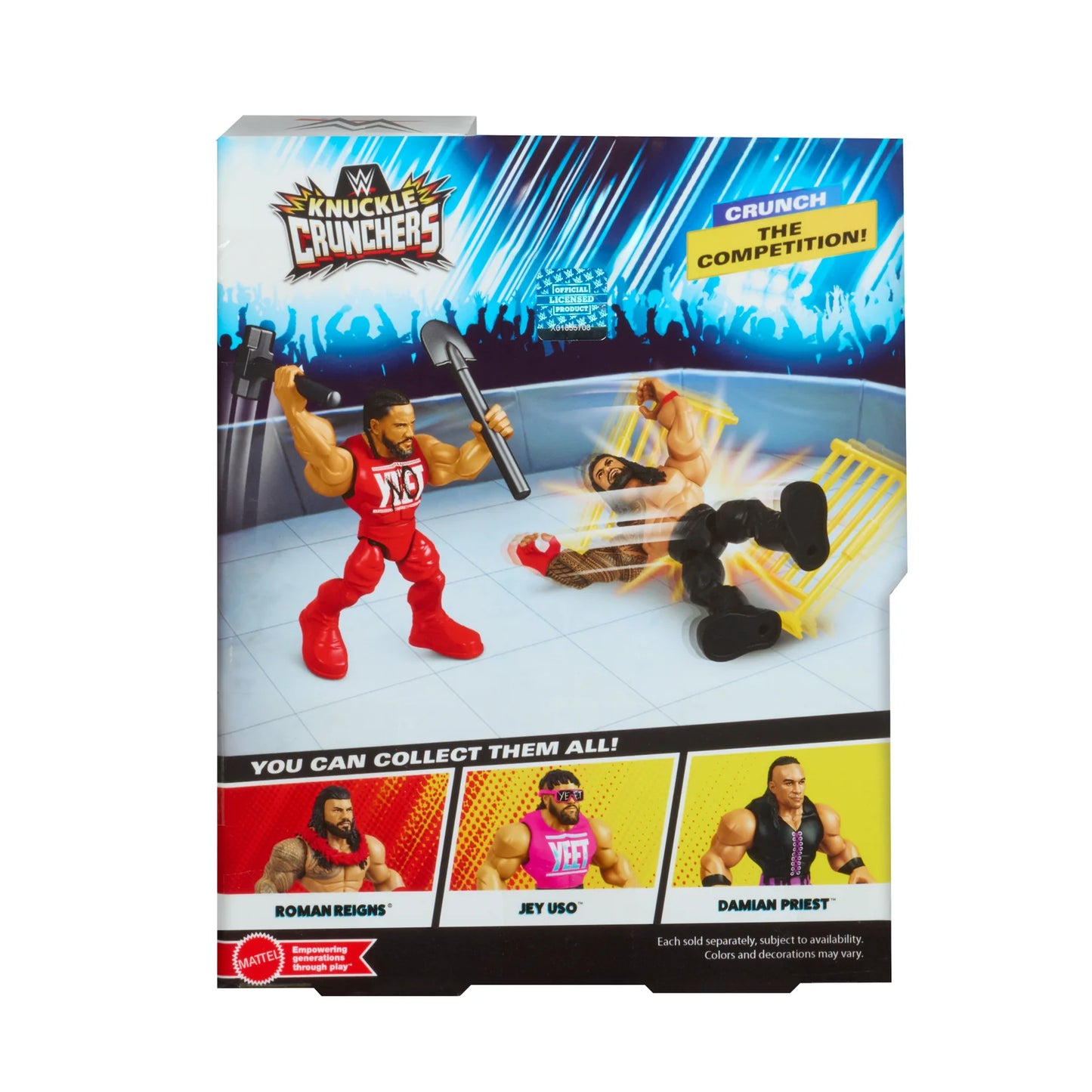 WWE Mattel Knuckle Crunchers Series 9 Jey Uso Action & Toy Figures PWcatalog