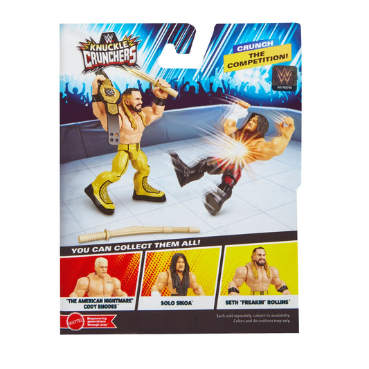 WWE Mattel Knuckle Crunchers Series 8 Seth "Freakin" Rollins - image 2