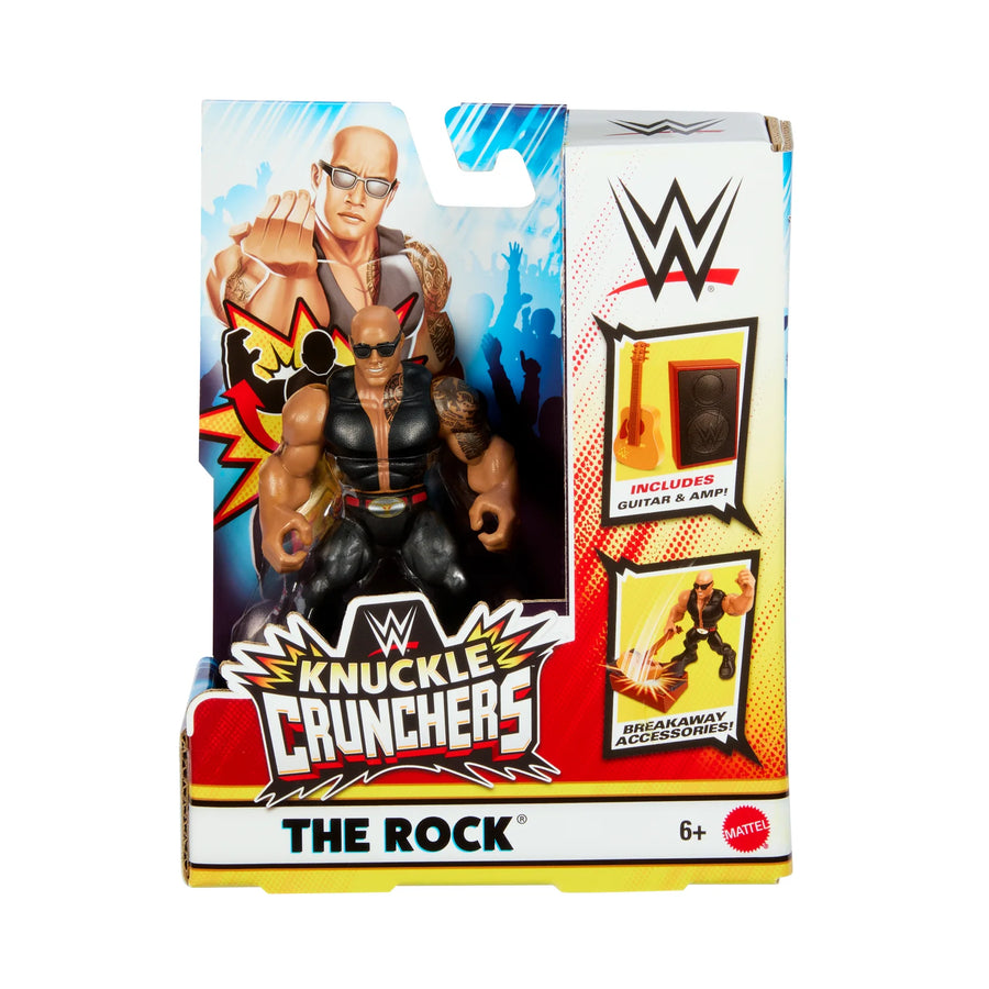 WWE Mattel Knuckle Crunchers Series 11 The Rock Action & Toy Figures PWcatalog