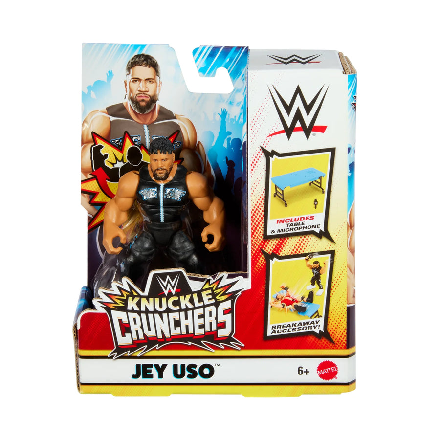 WWE Mattel Knuckle Crunchers Series 11 Jey Uso Action & Toy Figures PWcatalog