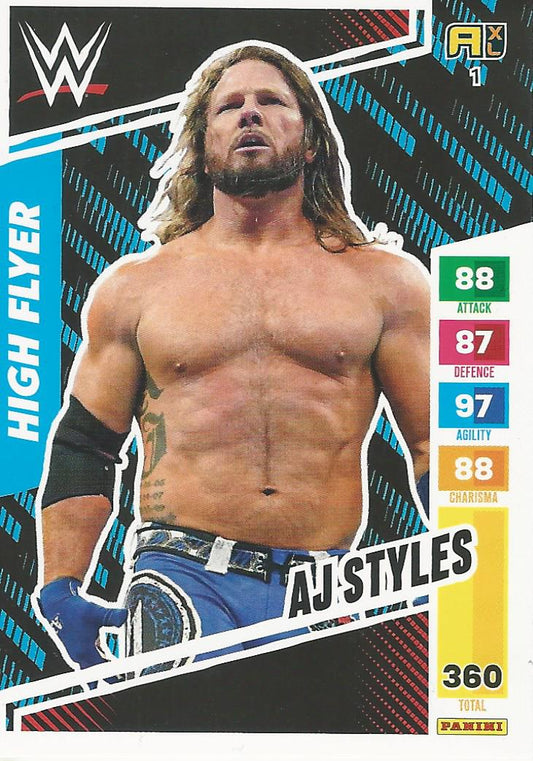 WWE Panini XL Adrenalyn 2024 AJ Styles #1