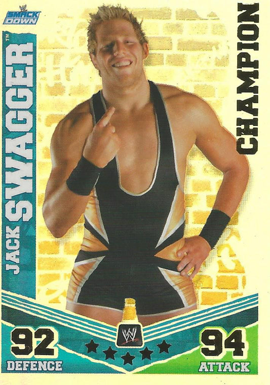 WWE Topps Slam Attax Mayhem 2010 Jack Swagger #1