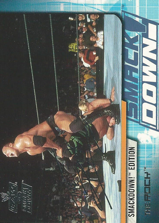 WWE Fleer Raw vs Smackdown 2002 The Rock #1