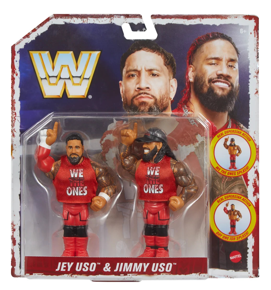 WWE Mattel Retro The Bloodline The Usos Ringside Exclusive