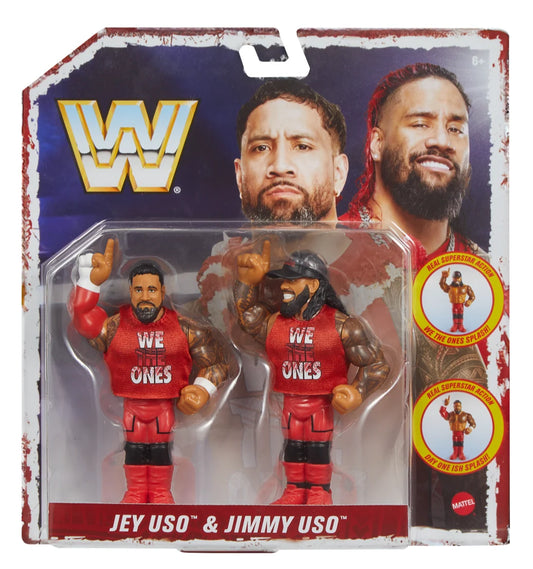 WWE Mattel Retro The Bloodline The Usos Ringside Exclusive Action & Toy Figures PWcatalog