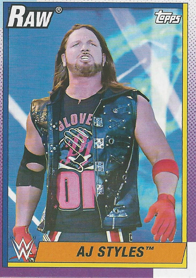 WWE Topps Heritage 2021 AJ Styles #1