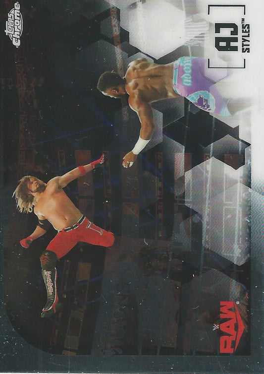 WWE Topps Chrome 2020 AJ Styles #1