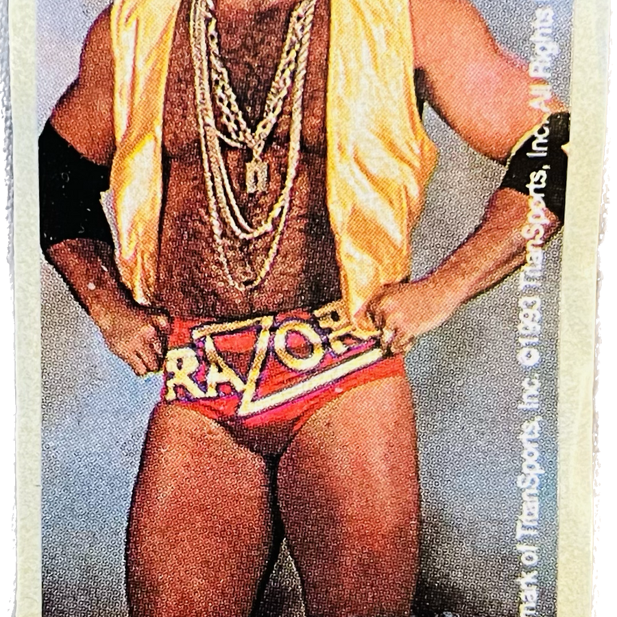 WWF Dunkin Bubble Gum Stickers (1993) No. 1 Razor Ramon PW Catalog