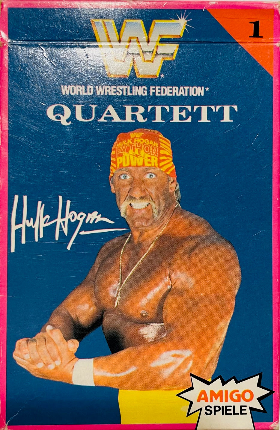 WWF Quartett Card Game 1992 Hulk Hogan