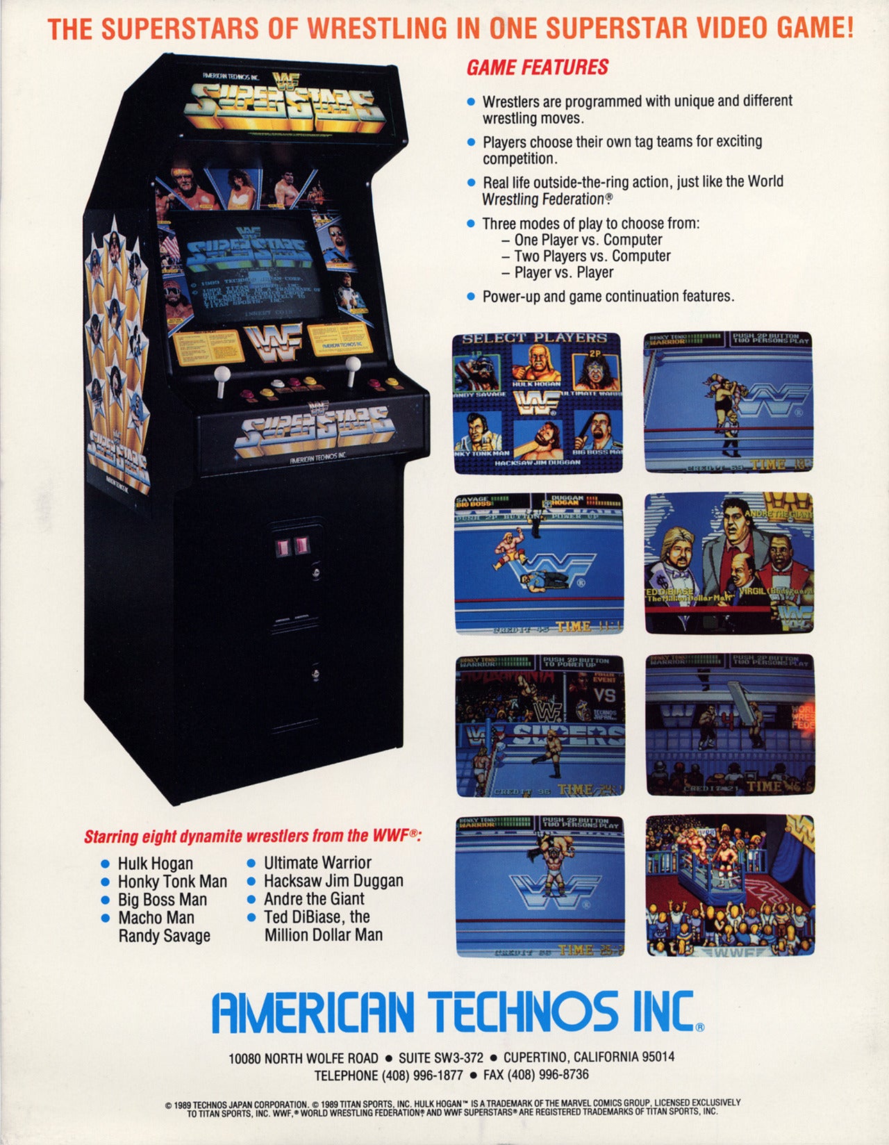 WWF Superstars [Arcade] PWcatalog
