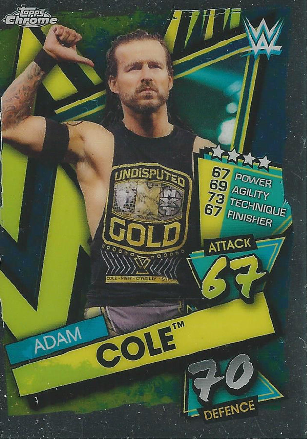 WWE Topps Slam Attax Chrome 2021 Adam Cole #1