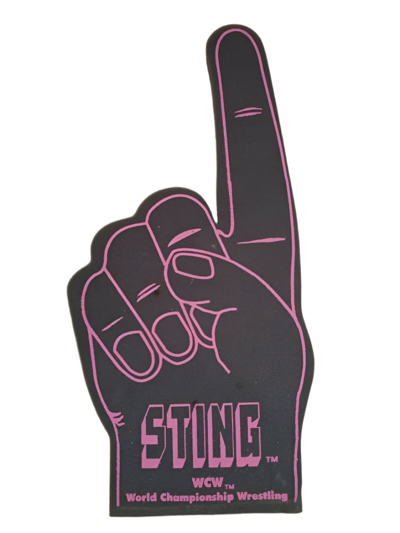 WCW Sting Black/Purple foam finger Foam PWcatalog