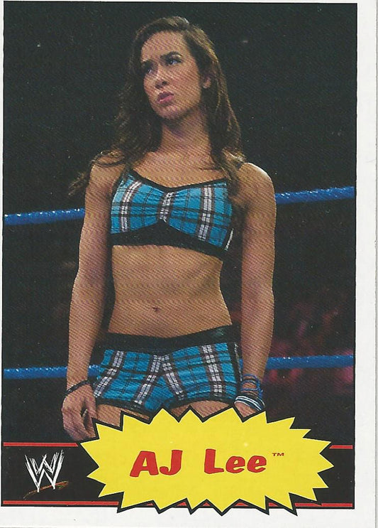 WWE Topps Heritage 2012 AJ Lee #1