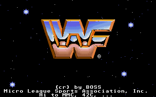 WWF MicroLeague Wrestling [Atari ST] PWcatalog
