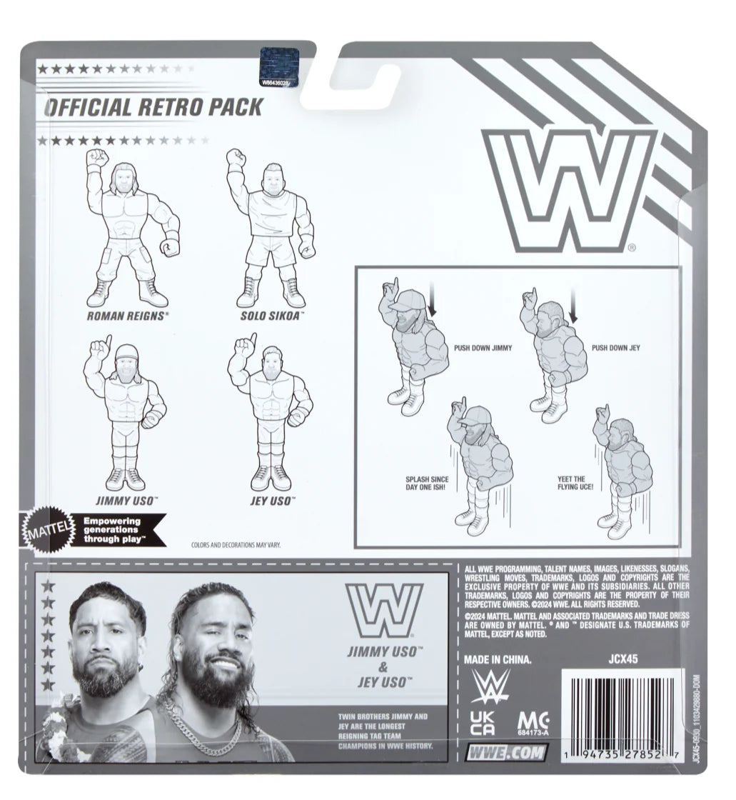 WWE Mattel Retro The Bloodline The Usos Ringside Exclusive