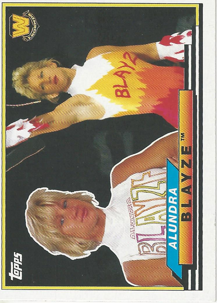 WWE Topps Heritage 2018 Alundra Blayze BL-1 trading card PW Catalog