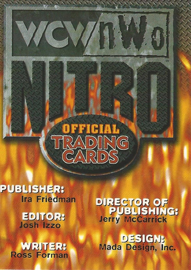 Topps WCW/NWO Nitro 1999 Checklist #1