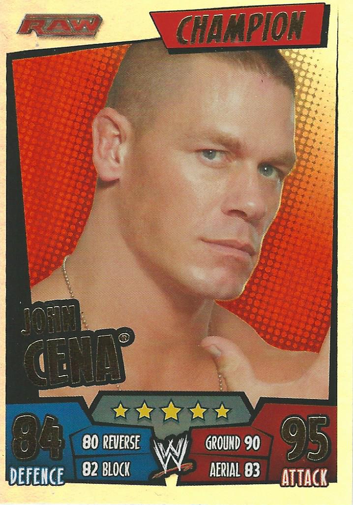 WWE Topps Slam Attax Rumble 2011 Champion John Cena #1