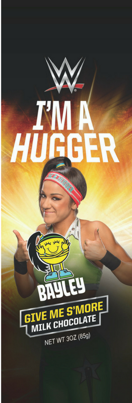 WWE Bayley FYE Chocolate Bar 2017 Give Me S`More Milk Chocolate PWcatalog