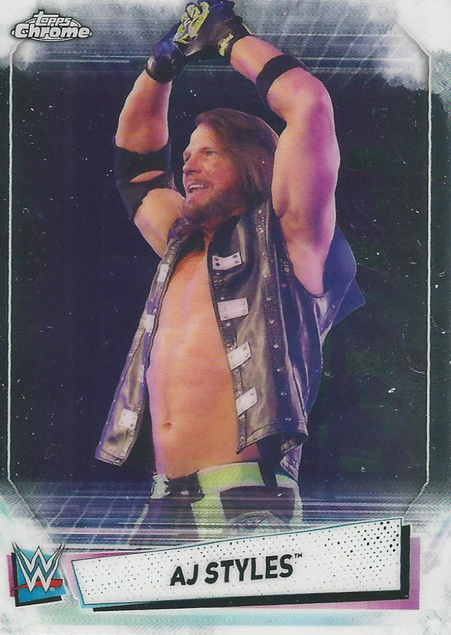 WWE Topps Chrome 2021 AJ Styles #1