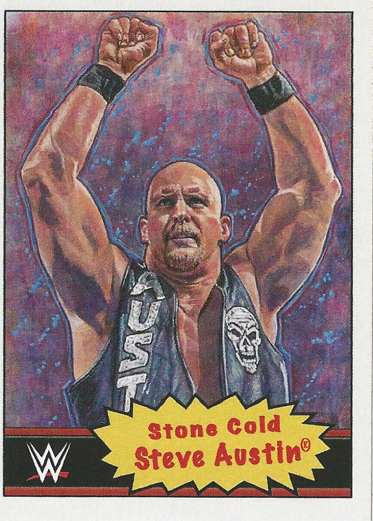 WWE Topps Living Set 2021 Stone Cold Steve Austin #1