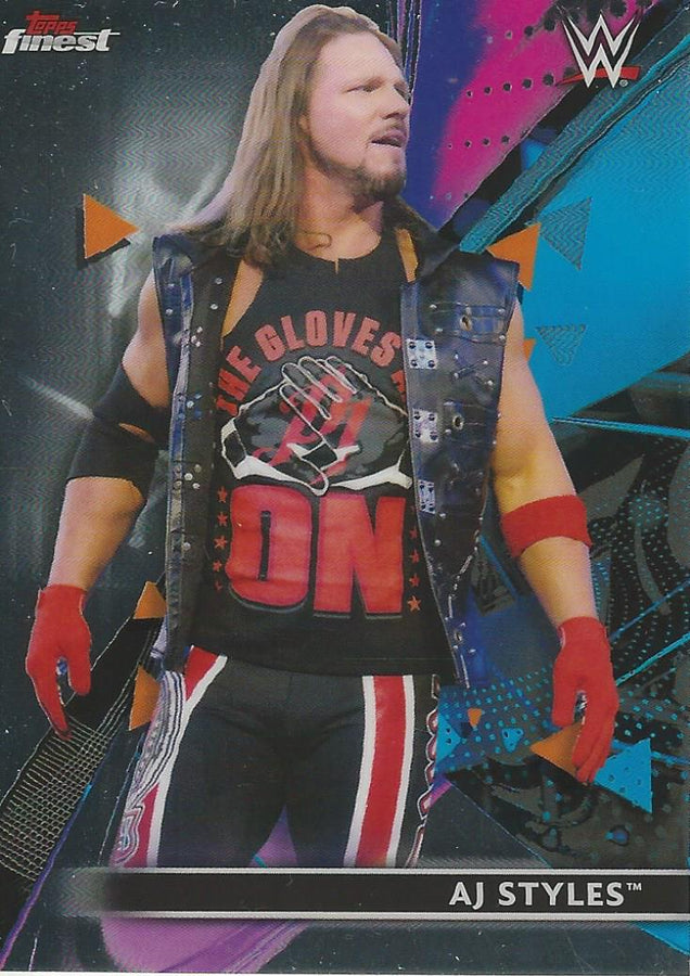 WWE Topps Finest 2021 AJ Styles #1