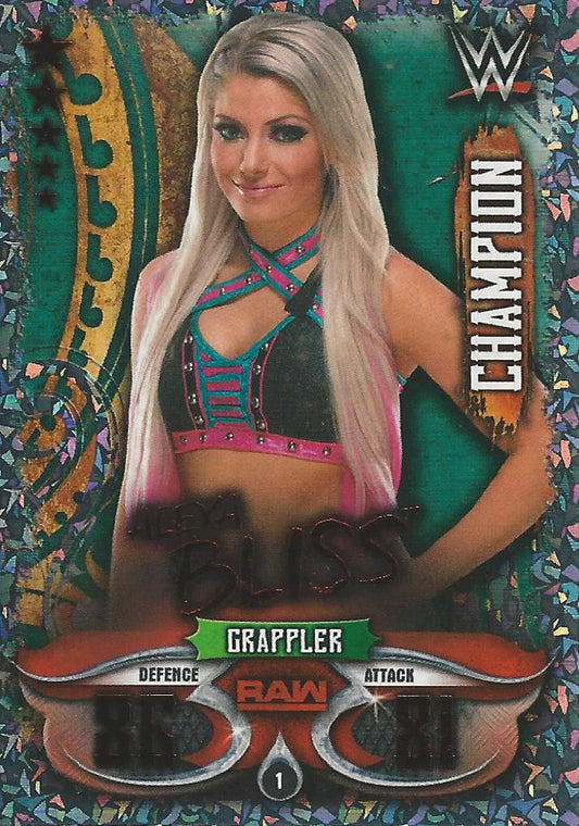 WWE Topps Slam Attax Live 2018 Alexa Bliss Champion #1