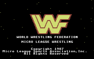 WWF MicroLeague Wrestling [Commodore 64] PWcatalog