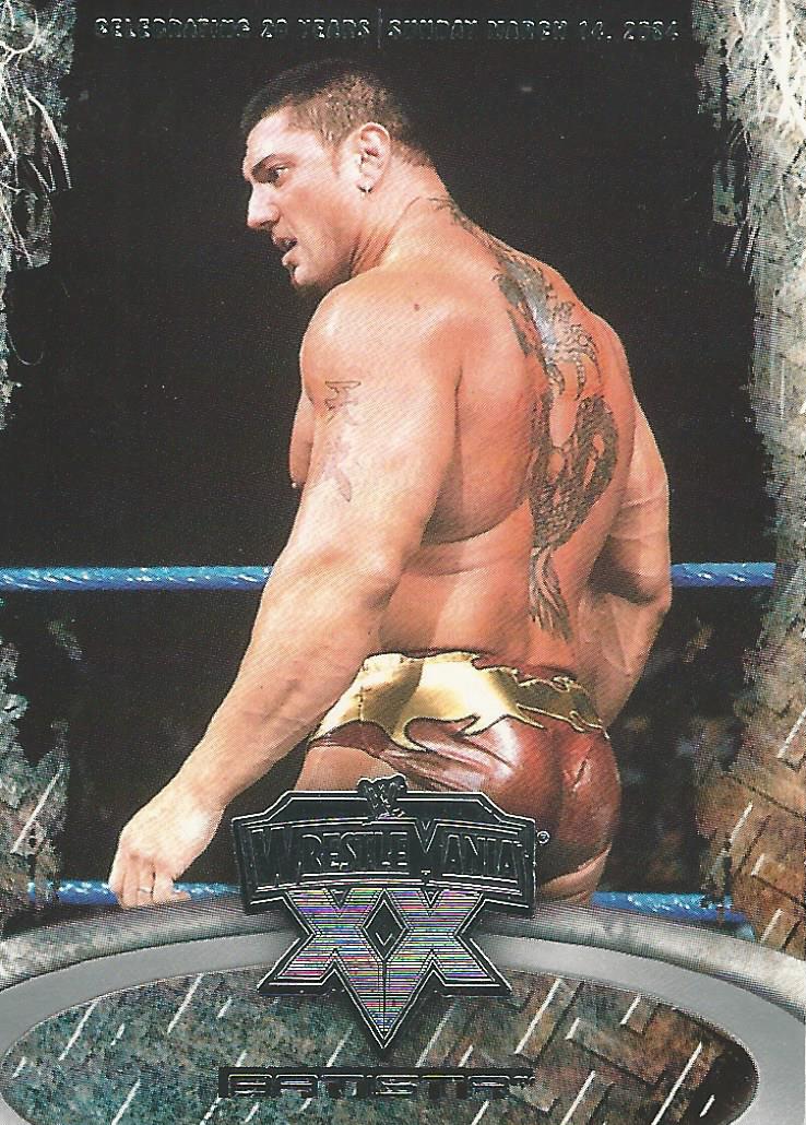 WWE Fleer Wrestlemania XX 2004 Batista #1