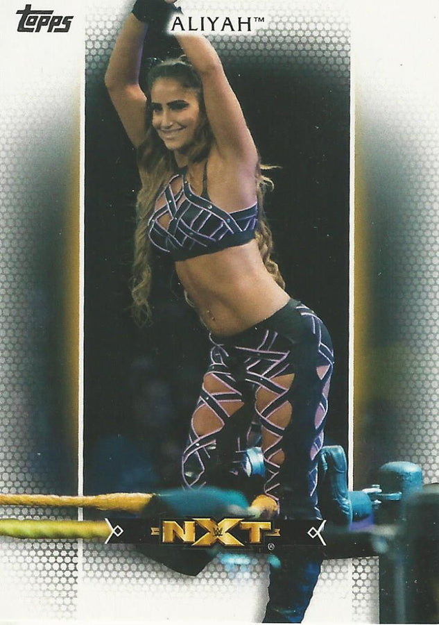 WWE Topps Women Division 2017 Aliyah R1 trading card PW Catalog