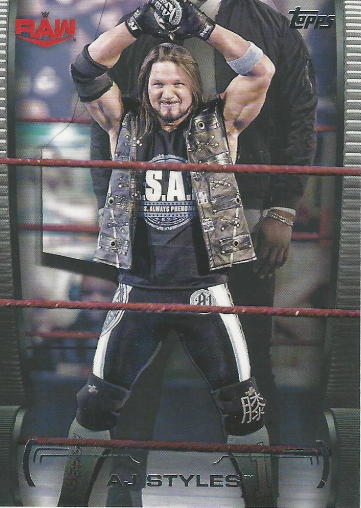 WWE Topps Undisputed 2021 AJ Styles #1