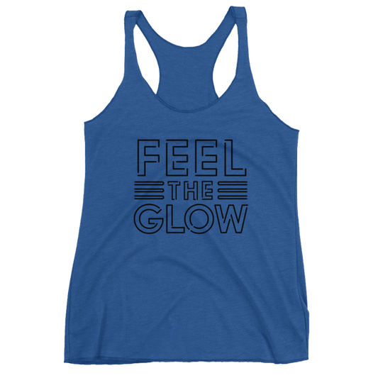 Naomi "Feel The Glow" Logo Women's Racerback Tank Top Tank Top PW Catalog
