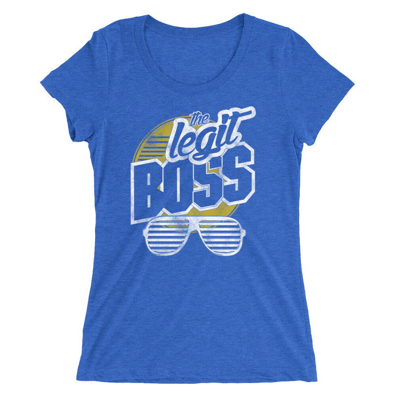 Sasha Banks "Legit Boss Shades" Women's Tri-Blend T-Shirt