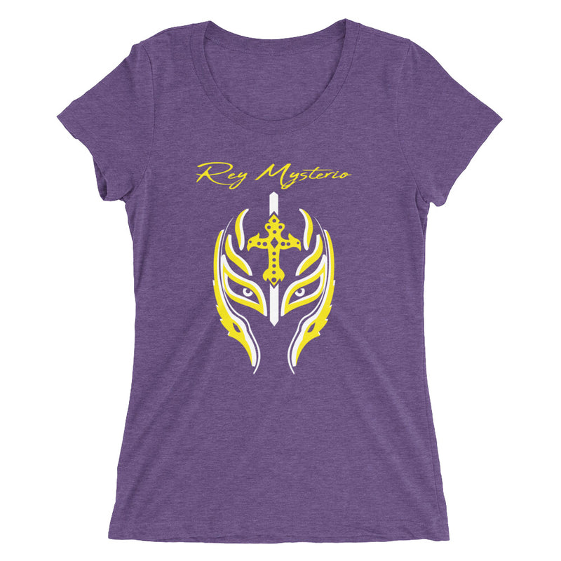 Rey Mysterio "Greatest Mask of All Time" Women's Tri-Blend T-Shirt T-Shirt PW Catalog