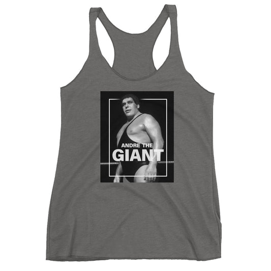 Andre the Giant "Photo" Women's Racerback Tank Top Tank Top PW Catalog