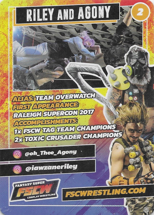 Junkrat and Roadhog / Zane Riley & Aron Agony trading card PW Catalog