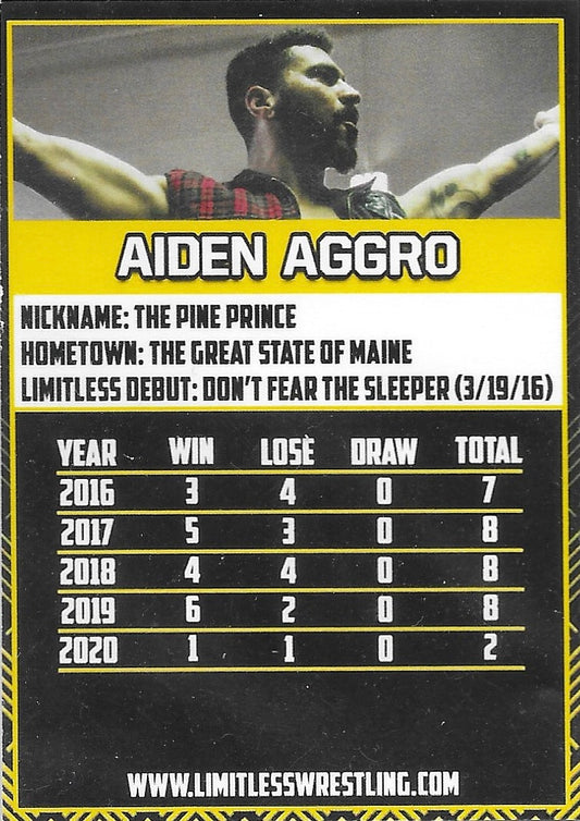 Aiden Aggro trading card PW Catalog