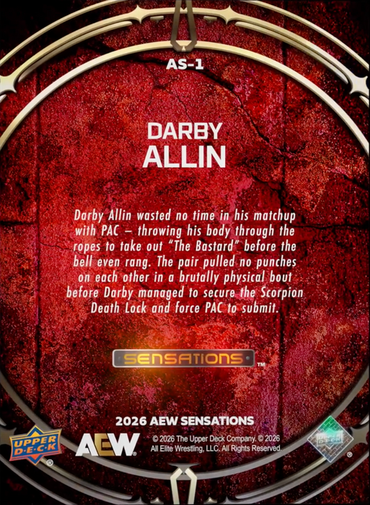 JAN. 14, 2026 – Darby Allin – Darby Allin Brings the Fight Straight to PAC and Scores a Submission Victory at Dynamite VIA Scorpion Death Lock