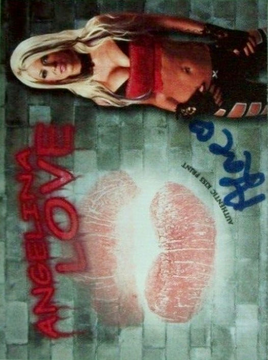 Angelina Love trading card PW Catalog