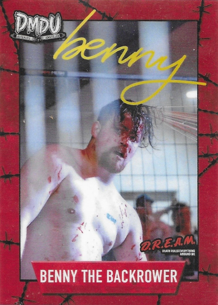 Benny the Backrower trading card PW Catalog